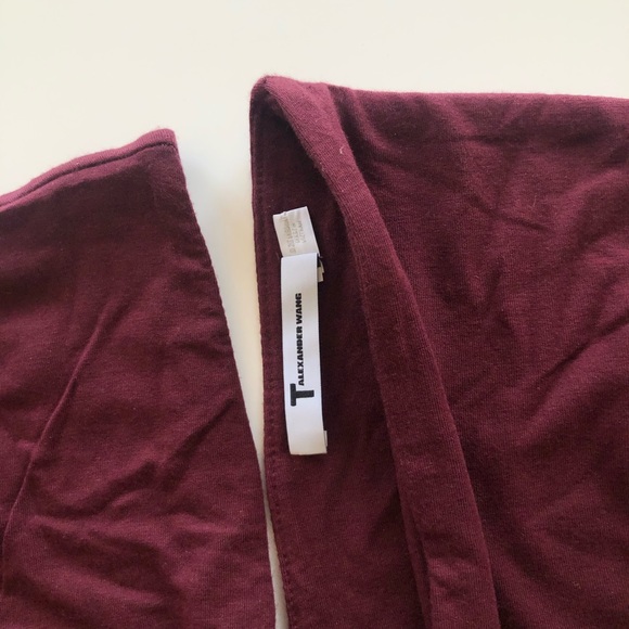 T by Alexander Wang Lace Up Stretch Bodysuit - Picture 5 of 7